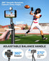 Yeaki 71" Vlogging Kit for iPhone/Android, Selfie Stick Tripod for iPhone with Light, Wireless Remote & Microphone