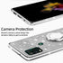 for Moto G Stylus 5G Case (2021), Cute Luxury Glitter Silicone TPU Phone Case with Kickstand, Silver