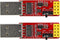 ESP-01S Programmer USB to ESP-01 Adapter for ESP8266 Wireless WiFi Module, 2PCS, 4.5-5.5V, 115200 Baud Rate