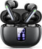 Generic Bluetooth Headphones, 60H Playback LED Screen Wireless Earbuds, Black