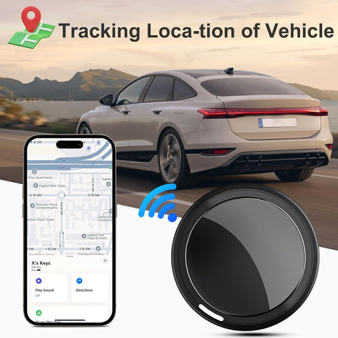 CHMQFCUP Mini GPS Tracker for Vehicles, Car Tracker Device Hidden for Vehicles, Car GPS Tracking Device