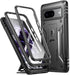 Poetic Revolution Case for Google Pixel 8 5G, 6.2", Black - Rugged, Full-Body, 20FT Drop Tested, Kickstand & Screen