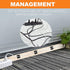140 Pack 3/4" Zip Tie Adhesive Mounts, Self Adhesive Cable Base Holders with Multi-Purpose Clips
