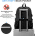 Lightweight Black College Backpack for Women and Men, Cute School Bag for Teens, Waterproof Casual Daypack