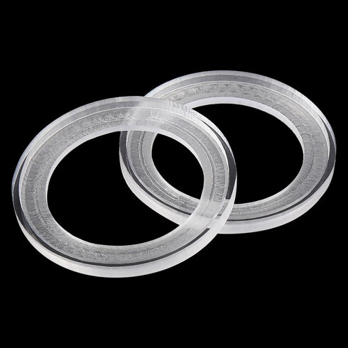 X AUTOHAUX 2Pcs Car Speaker Spacer Ring Mounting Plate for 2.5 Inch Speakers - Acrylic 60mm ID Universal
