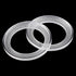 X AUTOHAUX 2Pcs Car Speaker Spacer Ring Mounting Plate for 2.5 Inch Speakers - Acrylic 60mm ID Universal