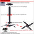 DAWASAPAT -Inch Projector Ceiling Mount with New Gimbal, Adjustable Length Projector Mount, Screw, Compatible with Most