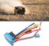 equlup 80A 4mm 1/10 Brushless ESC, Water Proof Brake Power Regulation Electronic Speed Controller with Banana Female