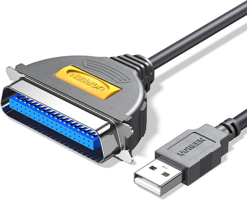 UGREEN 10FT USB to Parallel Port Printer Cable, CN36 Cable Adapter IEEE1284