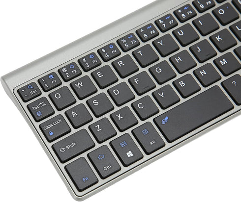 Zyyini 2 in 1 Portable Keyboard with Touchpad, Numeric Keypad, QWERTY Layout for Notebooks and Computers