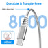 10FT+6FT Long USB Type C Charger Cable for Moto G Power/G Stylus 2022/2021, G 5G/G Fast/G Play, LG Stylo 5/6, Edge 2022.