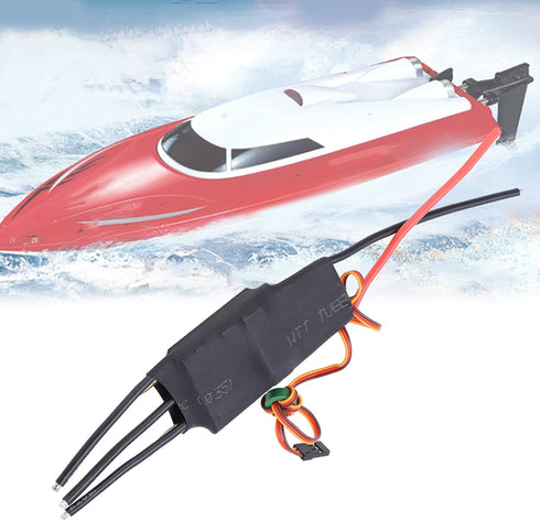 Naroote 80A Brushless Esc, Brushless Motor Controller, ESC Brushless Water Cooled ESC for RC Boat Accessories
