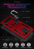 Military Grade Drop Impact Case for Motorola Moto Z4, Z4 Play with 360 Metal Rotating Ring Kickstand (Rose Gold)