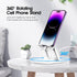 Aiwode 360° Rotating Cell Phone Stand, Desk Phone Holder, Portable Cellphone Cradle, Foldable Phone Stand for iPhone