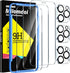 Milomdoi 3 Pack Screen Protector for Apple iPhone 12 Pro Max, Ultra 9H, Case Friendly, with Camera Lens Protectors.