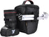 FOSOTO DSLR Camera Case Nylon Holster Bag Compatible for Nikon D3300 D3400 D3500 D5300 D5600 B700, Canon EOS Rebel XT