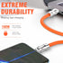 USB C to USB C Silicone Cable 10FT, Ultra Flexible & Soft USB Type C 100W Fast Charging Cable, Geek Industrial PD Data