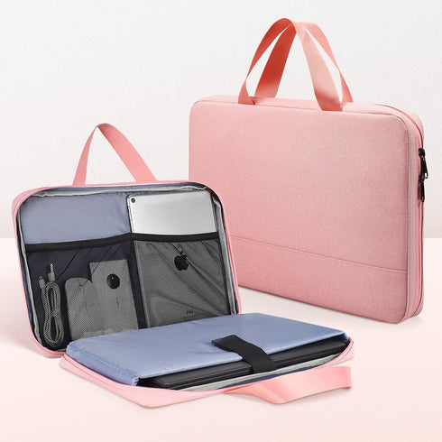 14 Inch Chromebook Case Sleeve for HP 14 Laptop/Pavilion 14/Stream 14/EliteBook, Acer Swift X, Dell XPS 15 / Inspiron 14, Lenovo IdeaPad 3 14, ASUS Chromebook Flip 14 Waterproof Computer Bag(Pink) by CaseBuy