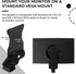 HumanCentric VESA Mount Adapter for Samsung Curved Monitors 32 inch CF397 and 24 inch CRG5, 75x75 or 100x100mm