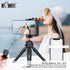 KIWIFOTOS Phone Tripod Mount, Camera Grip Handle Holder with Bluetooth Shutter for iPhone 14 15 Samsung