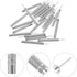 20pcs Set 0.8mm VALICLUD Sim Card Ejector Pins Mobile Phone Card Removal Tool with Interchangeable Tips for Smartphone