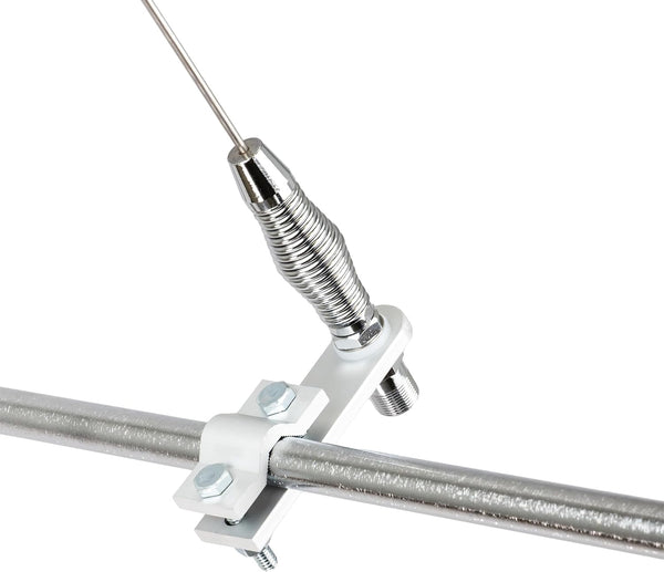 RoadPro (RP-557) 28" AM/FM Mirror Mount Stainless Steel Antenna Kit with 2" Shock