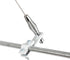 RoadPro (RP-557) 28" AM/FM Mirror Mount Stainless Steel Antenna Kit with 2" Shock
