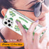 GiiKa iPhone 12 Pro Max Case with Screen Protector, Clear Full Body Shockproof Protective Floral Hard Case, Green Cactus