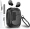 Olytop Rugged Armor Case for Google Pixel Buds Pro 2022 with Lock Clip & Cleaner Pen, Shockproof Hard Cover with
