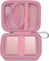 Case Compatible with Clutch - Pro Portable Charger for iPhone, Travel Holder Storage for Battery Pack, Pink