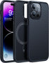 TORRAS Upgraded Stronger Magnetic Case for iPhone 14 Pro, 12 FT Military Grade Drop Tested, Scratch Resistant, Black