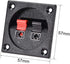 uxcell 2 Ways Spring Push Release Speaker Terminal Clip Connector Audio Cable Terminals Block Black Red WP2-7 2Pcs