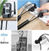 Large PC Cable Management Tube Sleeve, 2 PCS Black Wire Organizer for Cords, 5 ft EZ Spiral Cable Wrap Cover