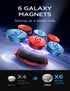 LISEN 2 Pack 6 Magnetic Phone Holder for Your Car Mount Military Magnets Car Phone Holder Mount Vent Cell Phone Holdeer