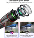 ZJchao 25X 18mm 25mm Cell Phone Zoom Lens, Magnification Eyepiece Objective Len Telephoto Lens Camera Lens with Clamp