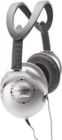 Koss UR18 Collapsible Home Headphones, Silver Finish with 3.5mm Jack, Standard Packaging