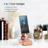 TechGlow 360 Gifts for Men Women Foldable Cellphone Stand with Bluetooth Speaker and Charging Function Rotatable Phone