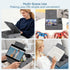 AEWOTING Tablet Pillow Stand for Lap, Bed and Desk, Foldable Soft iPad Holder with Snack Bowl