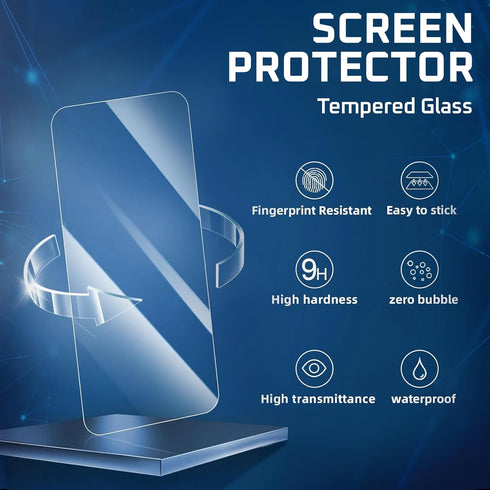 VIZIN (3 Pack) (3 pack). 16 3 9H - Screen Protectors + Camera Lens Protectors Pro Max. Includes Installation Kits.