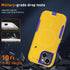 iPhone 15 Plus Magnetic Case - MIL-Grade Drop Tested, Tempered Glass Screen Protector, Yellow