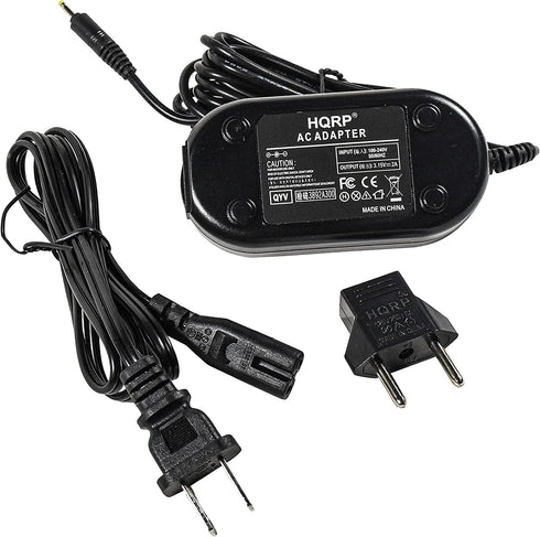 HQRP AC Adapter Compatible with Canon ACK-800 PowerShot A200, SX120, SX130, A410, A420, A430, A460, A470, A490, A495,