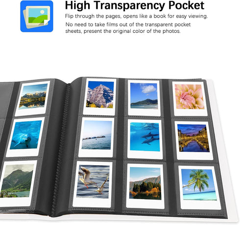432 Pockets Photo Album for Fujifilm Instax Mini Camera, Polaroid Camera - Fits Instax Mini 12 11 9 40 99 90 8 7 Evo