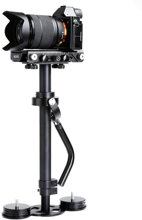 Movo VS3000PRO 4.4 LBS Telescoping Video Stabilizer System with Micro Balancing and Quick Release Platform - For DSLR