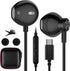 ACAGET USB C Headphones - Wired Earbuds for Samsung Galaxy S25 Ultra S24 FE S23 S22 Plus S21, HiFi Stereo for iPhone