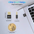 Latest Bluetooth 5.3 Adapter for PC Desktop, 20M Wireless Transmitter Dongle for Windows 11/10/8.1 Computer Laptop