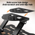 3-in-1 180 1/4" Adjustable Projector Mount Stand Universal Ceiling/Wall/Table Mount with Dual-Axis Rotation, Multi-Hole