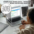 SYNERLOGIC Windows + Word/Excel Quick Reference Guide Keyboard Shortcut Stickers, No-Residue Vinyl (Clear/Small/Combo)