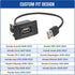 Anina USB Port Car Charger for Honda, Male to Female USB Power Socket Adapter for Civic CRV Accord Jazz (44 * 26mm)