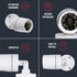 SABRE Fake Security Camera, IP44 Rated Weather Resistant, Realistic Design Deters Intruders, No Wiring Or Batteries Required, Fake Dummy Camera