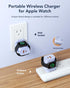 VRURC 20W PD 3-in-1 Charger for Apple Watch, Magnetic Wireless Charging and Dual Ports, Portable USB C Wall Block,